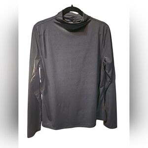 Worthington Black Long Sleeve Mock Neck Top, Sz XL
